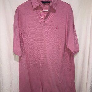 𝅺EUC Men's Polo Golf Ralph Lauren Pima Cotton polo shirt Size L